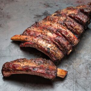 Baby Back Ribs af okse. Sashi