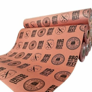 Butcher paper med tryk. Rulle 45cm x 50mtr