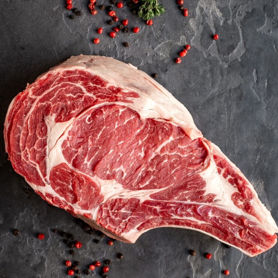 Cote de boeuf af Ribeye. greater omaha packing