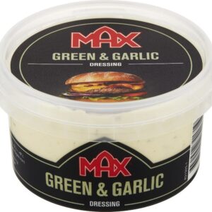 Max Hamburgerdressing Green & Garlic. 220 ml