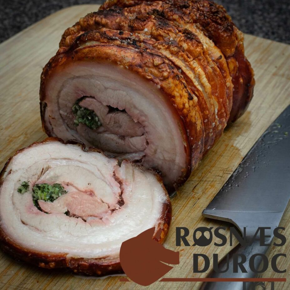 Slag til Porchetta. Røsnæs Duroc