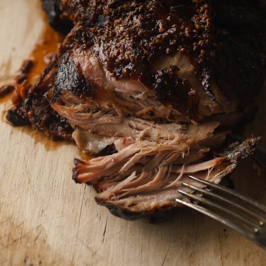Boston Butt. Duroc grisen fra Ladegaard