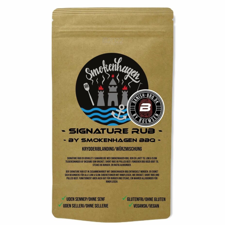 Smokenhagen Signature Rub. Danish BBQ By Boemsen. 250 g