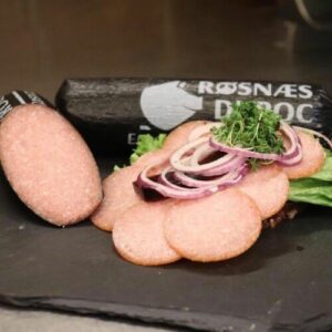 Hvidløg/peber Spegepølse. Røsnæs Duroc