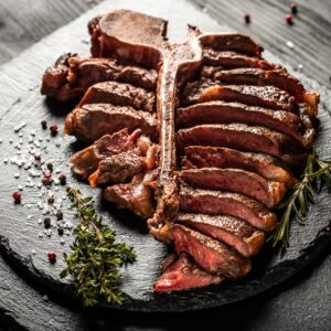 T Bone Steak mbs 5+. Mollendo Wagyu